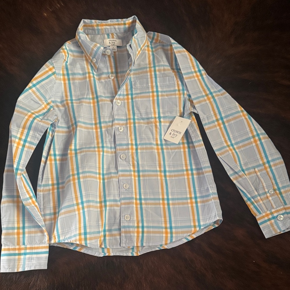 Crown & Ivy Multicolor Plaid Shirt